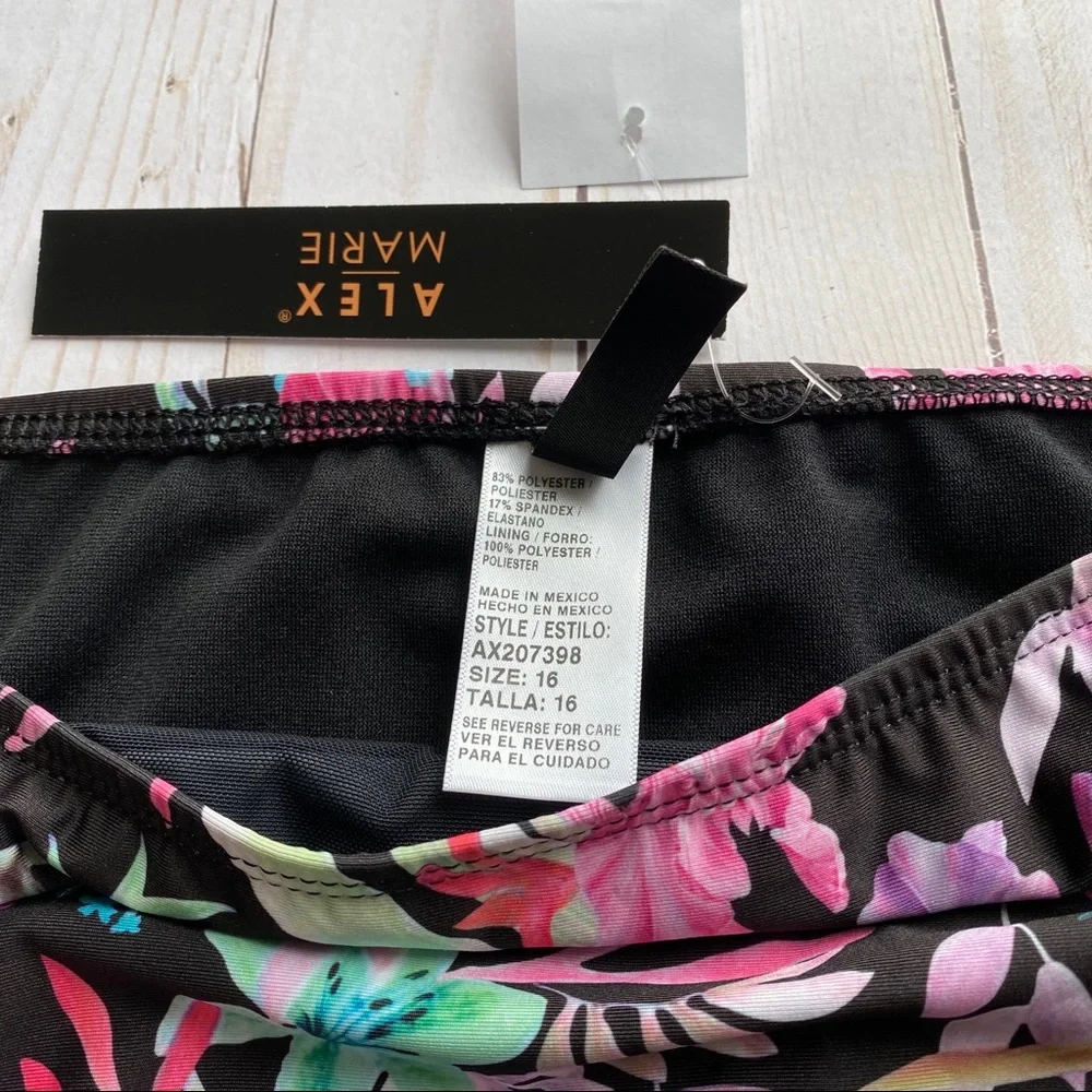 🎄ALEX MARIE plus size floral bikini bottoms
